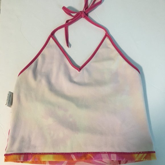👙 Speedo Takini Tie Dye Pink Orange - Picture 6 of 9